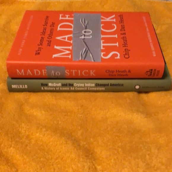 Made to Stick and How McGruff and the Crying Indian Changed America Books Set - Picture 3 of 4